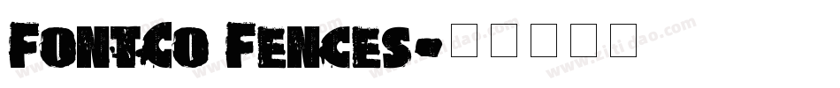 FontCo Fences字体转换